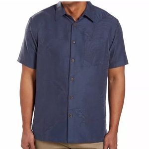 Woody's Retro Lounge Mens Woven Shirt in Blue (M)